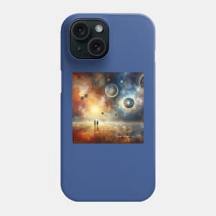 Spheres in Flight Phone Case