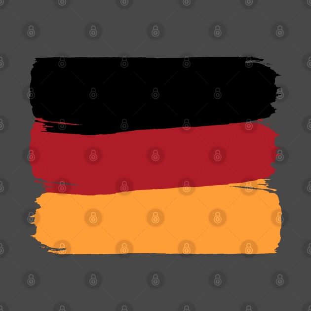 Painted Style German Flag by Neon-Light