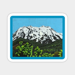 Mount Ruapehu, New Zealand Magnet