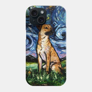 Black Mouth Cur Night Phone Case