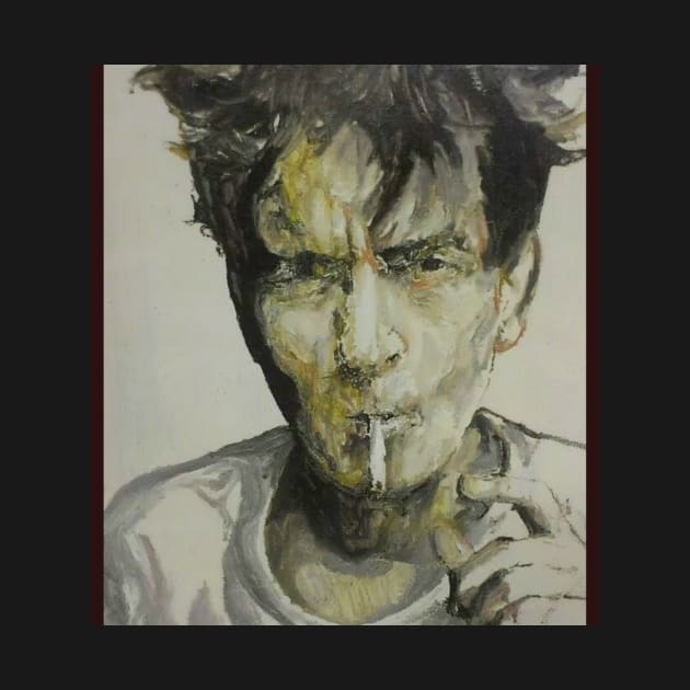 Charlie sheen by Mike Nesloney Art