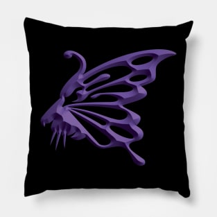 Wolf and butterfly 3d super soft blend drawing cute cool colorful Pillow