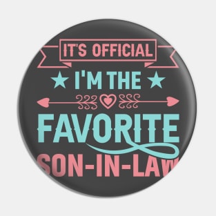 My Son In Law Is My Favorite Child Funny Family Humor Groovy Pin