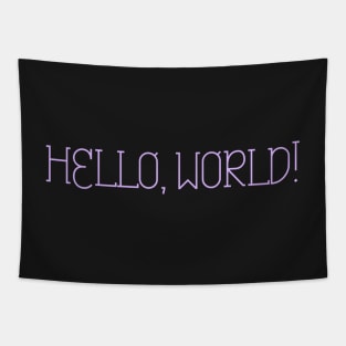 Hello, World! Tapestry