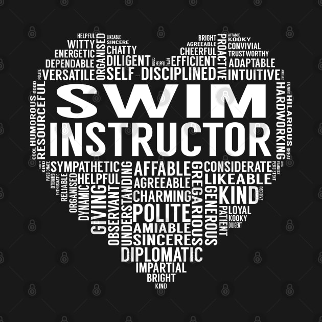 Swim Instructor Heart by LotusTee