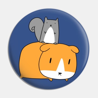 Squirrel and Guinea Pig Pin