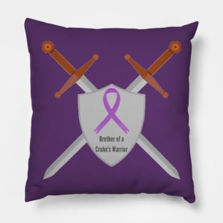 Brother of a Crohn’s Warrior Pillow