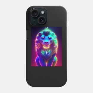 Leo the Neon Lion Phone Case