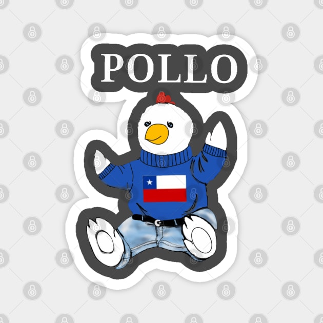 Pollo bear de Chile Magnet by Duendo Design