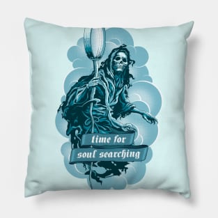 soul searching Pillow