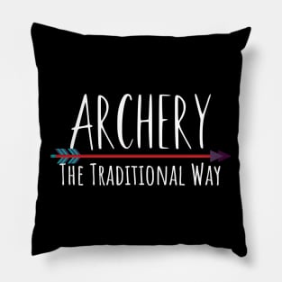 Archery traditional way Pillow