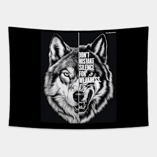 wolf wild Tapestry