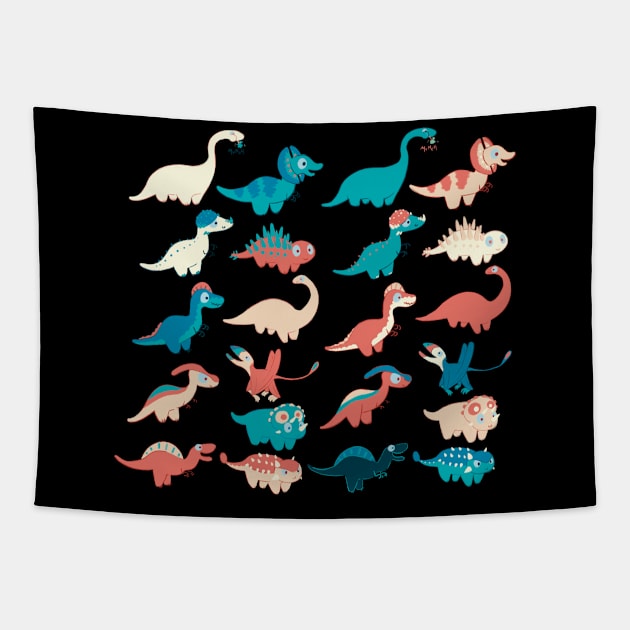 Diddy Dinos Tapestry by Alex McGoran’s Store