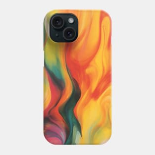 Abstract Fluid Ink Swirl Art Phone Case