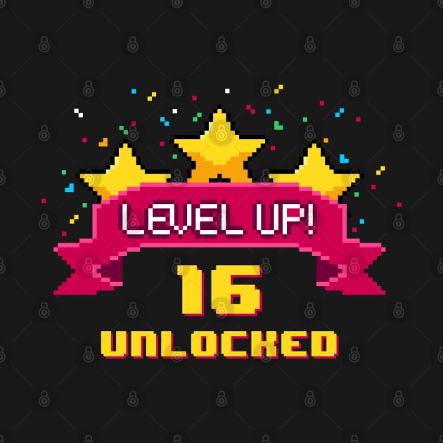 16th Birthday Level Up 16 years old unlocked by opippi