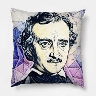 Edgar Allan Poe Portrait | Edgar Allan Poe Artwork 14 Pillow