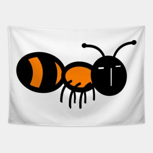 ant black and orang Tapestry