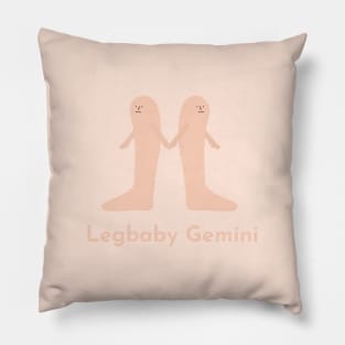 Legbaby Gemini | Zodiac | Cute | Funny | Weird | Gift | Minimalist | Star Sign | Astrology | Pillow