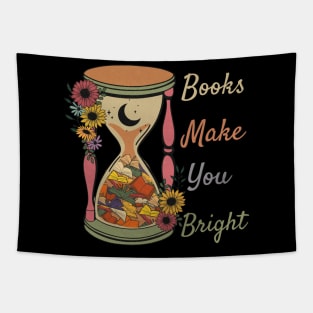 Books Make You Bright Tapestry