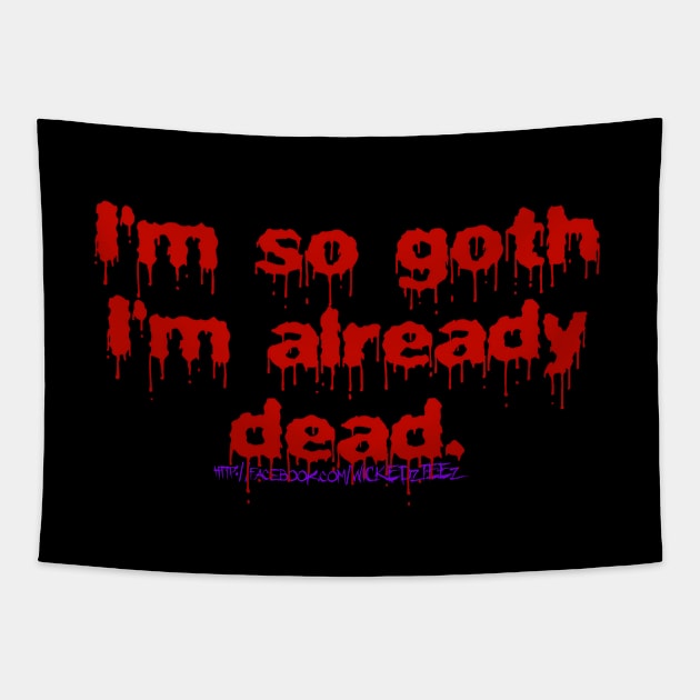 Already Dead Tapestry by Wicked9mm