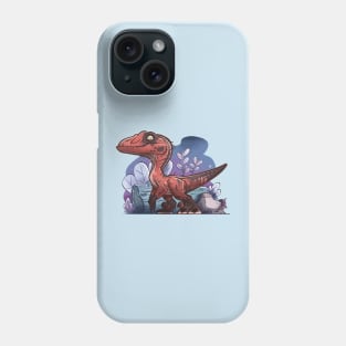 Ravishing Red Raptor: Velociraptor Phone Case