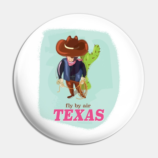 Texas Cowboy Pin by nickemporium1