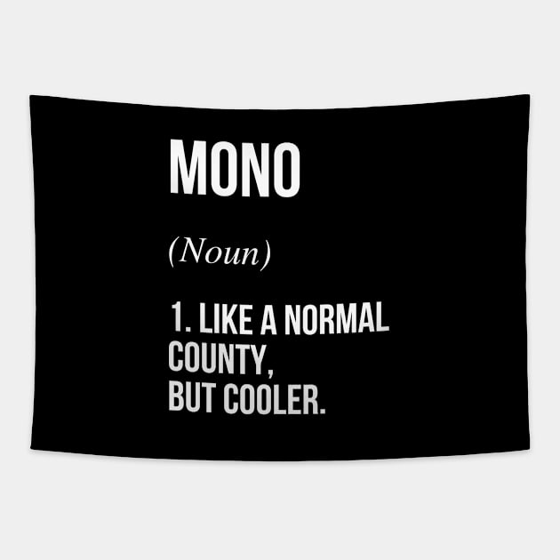 Mono County California Defined Tapestry by Buster Piper