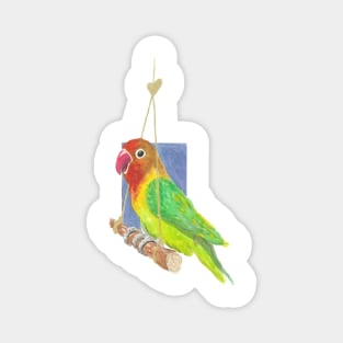 Lovebird Magnet