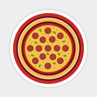 Peperoni Pizza Magnet