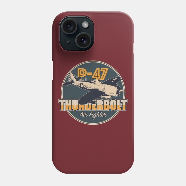 P-47 Thunderbolt Phone Case by Firemission45