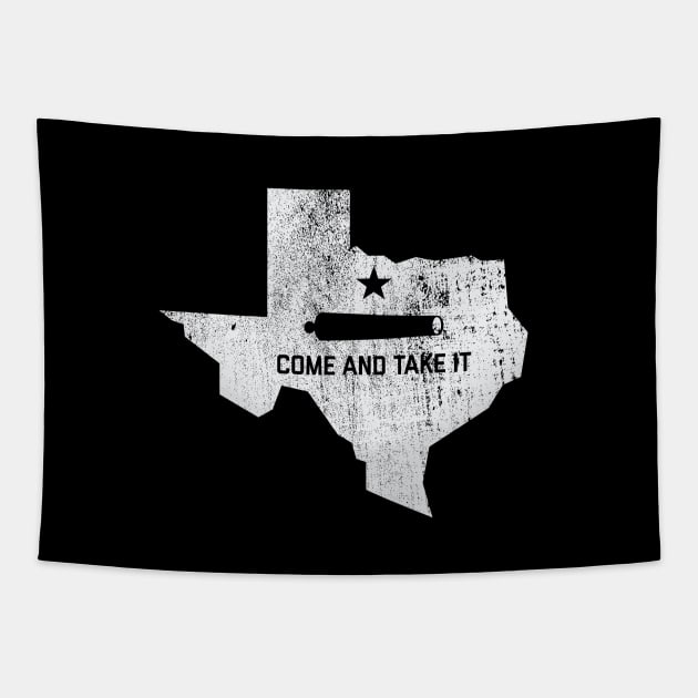 Texas - Come And Take It Tapestry by Thiessen_Design_Co