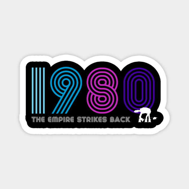 RETRO 1980 Magnet by DrMonekers