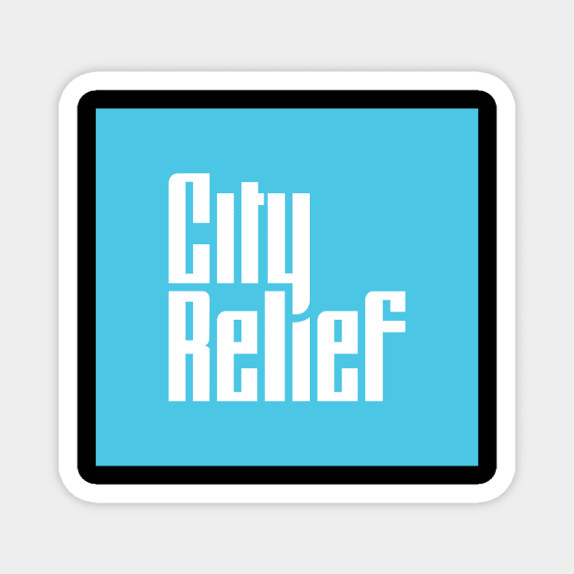 City Relief Square Magnet by cityrelief