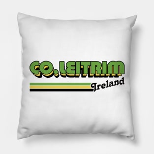 County Leitrim / Irish Retro County Pride Design Pillow