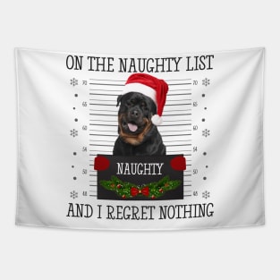 On The Naughty List, And I Regret Nothing Tapestry