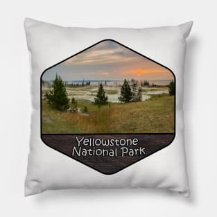 Yellowstone National Park - West Thumb Geyser Trail Pillow