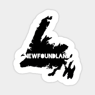 Newfoundland Map || Newfoundland and Labrador || Gifts || Souvenirs || Clothing Magnet