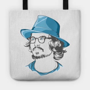 johnny deep with cool design Tote