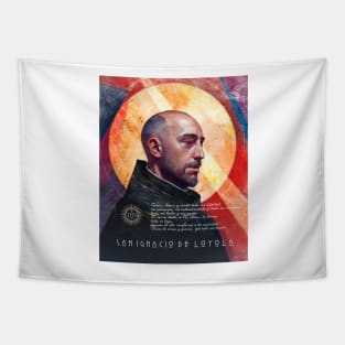 Art portrait of Saint Ignatius of Loyola Tapestry