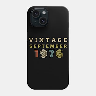 Vintage September 1976 Phone Case