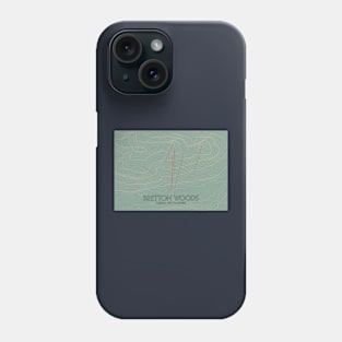 Bretton Woods Contour Topography Map Phone Case