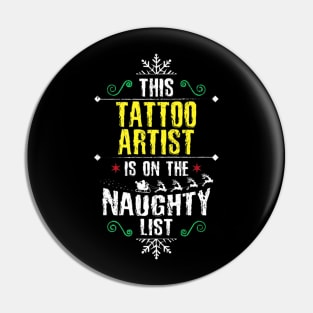 Tattoo Artist Naughty Pin