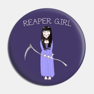 Reaper Girl Pin