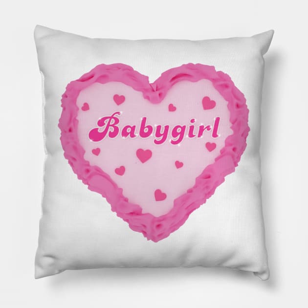 Babygirl Cake Pillow by VelvepeachShop