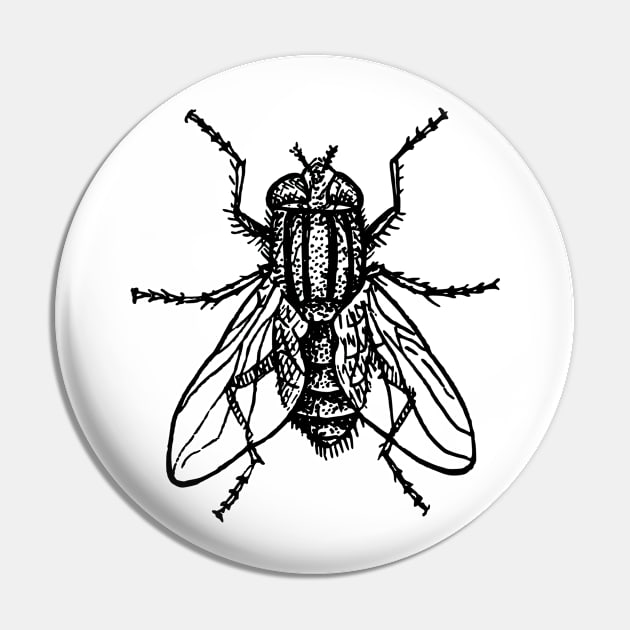 Fly Pin by Oolong