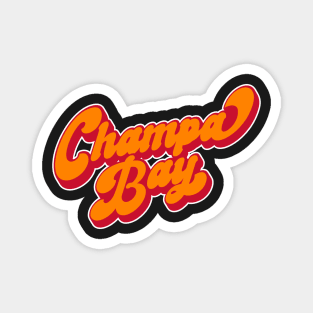 Champa Bay Cool Tampa Bay Football Hockey Gift Champions 20-21 Magnet