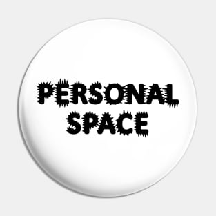 Personal Space spikes Social Distancing Pin