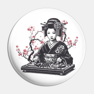 Geisha DJ Pin