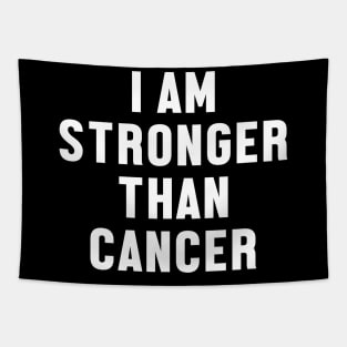 I Am Stronger Than Cancer Tapestry