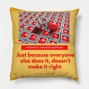 Go your own way! Pillow